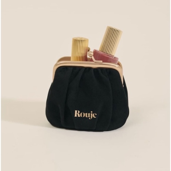 Rouje Handbags - NWOT Rouje black velvet mini pouch